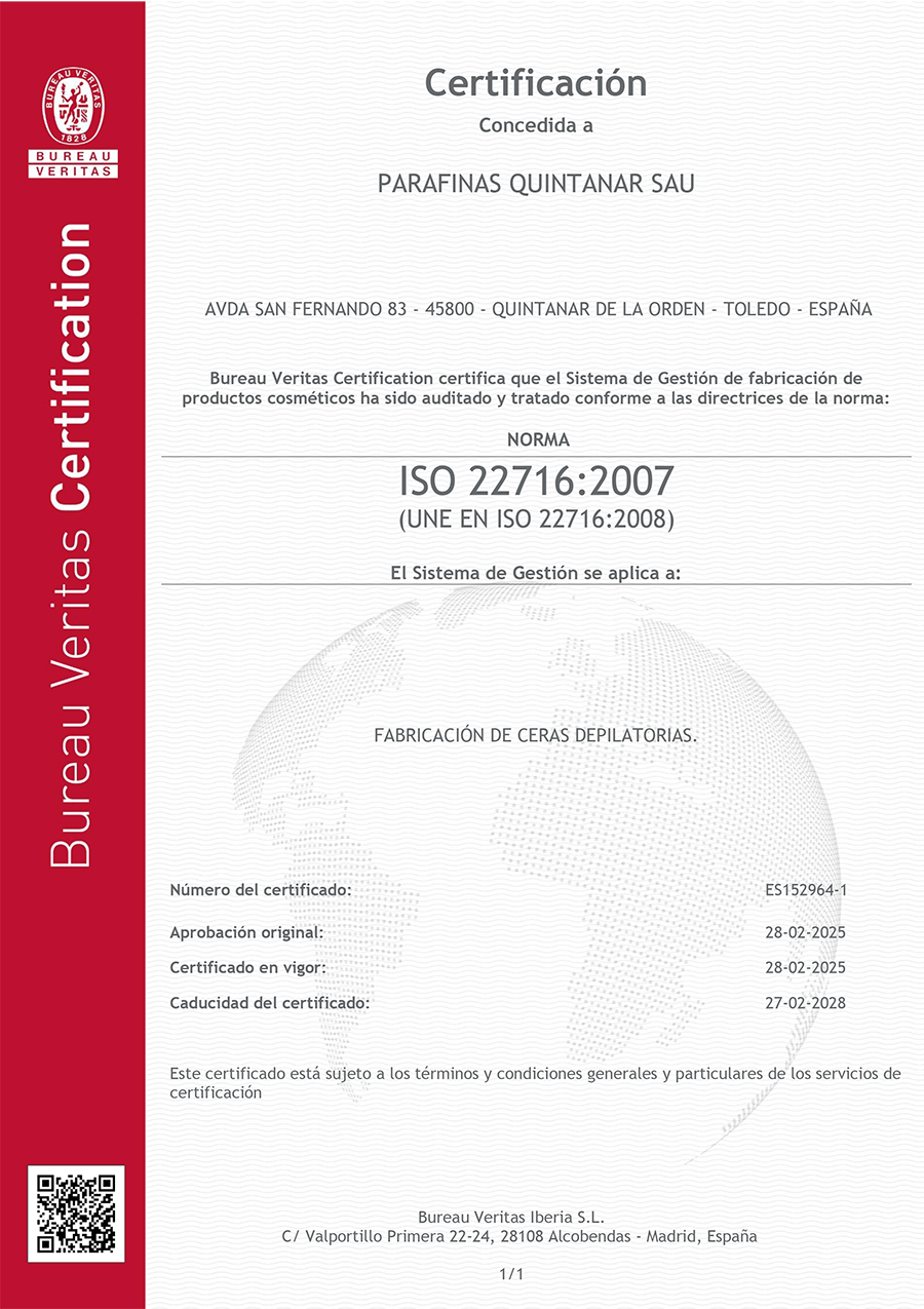 Norma ISO 22716:2007